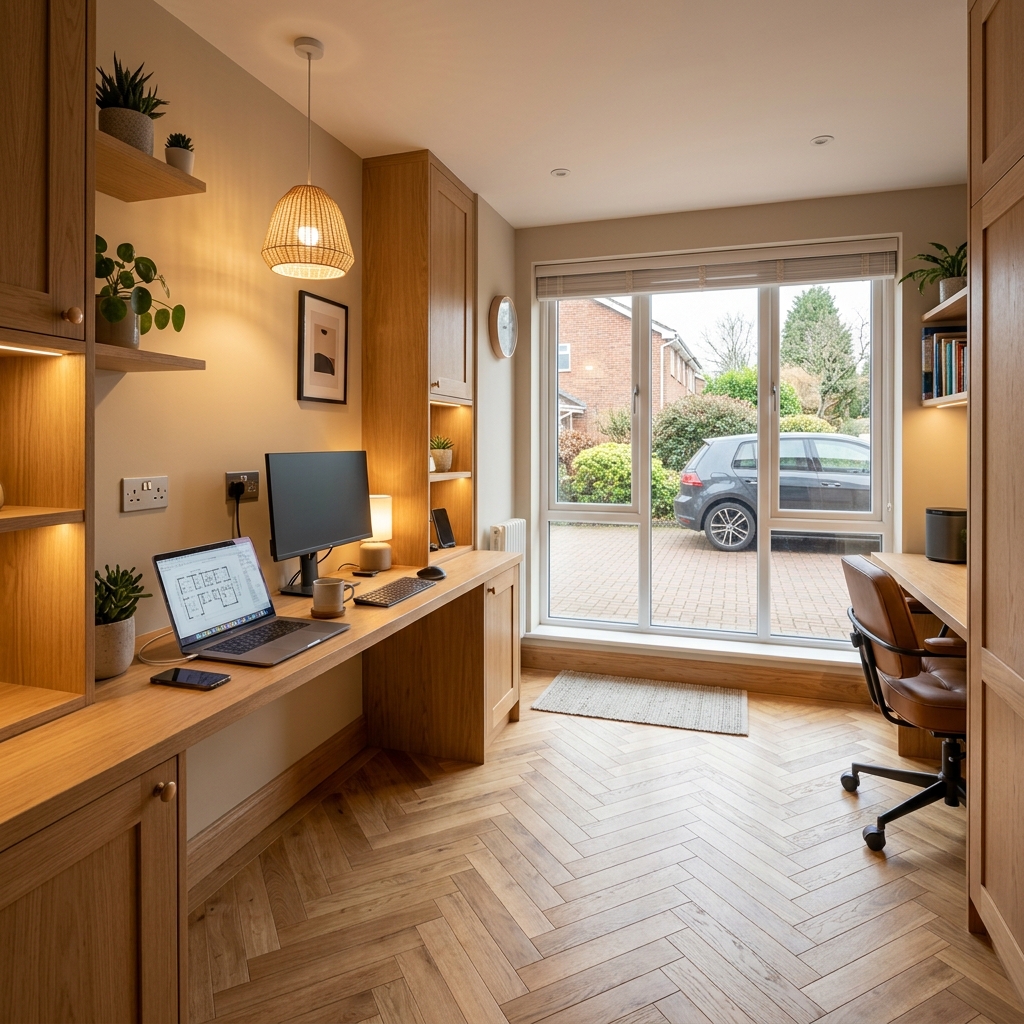 Bespoke Home Office Garage Conversion Roundhay Leeds